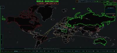 World Domination – a tactical global map with territory borders and strategic overlays